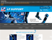 Tablet Screenshot of lp-support.nl